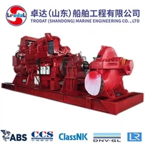 משאבת מים אש לחפירה בסירה